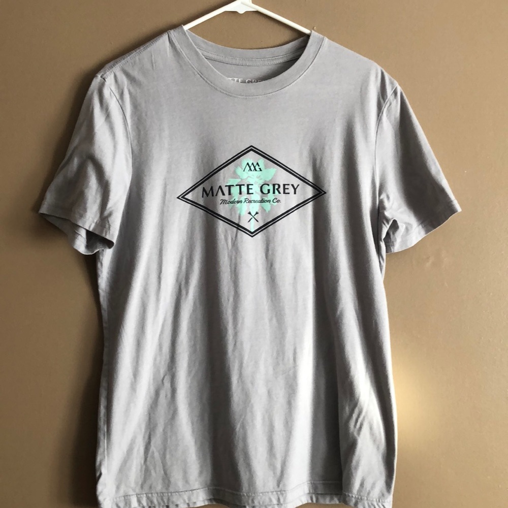 Matte Grey short sleeve tee